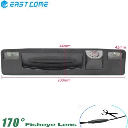 1080P MCCD Fisheye Lens Reverse Parking Car Rear View Camera Trunk handle For Ford Focus 2015 2016 2017 RearView Car Camera
