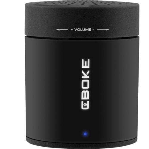 CBOKE BS-169 Mini Wireless BT Speaker Rotating Volume Control Portable Rechargeable BT Speakers Anti-slip Desktop Small Speaker