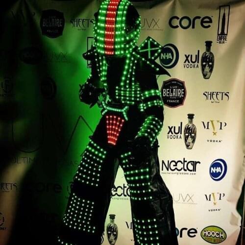 LED ROBOT SUIT / LED ROBOT COSTUME for stilts walker stage performance