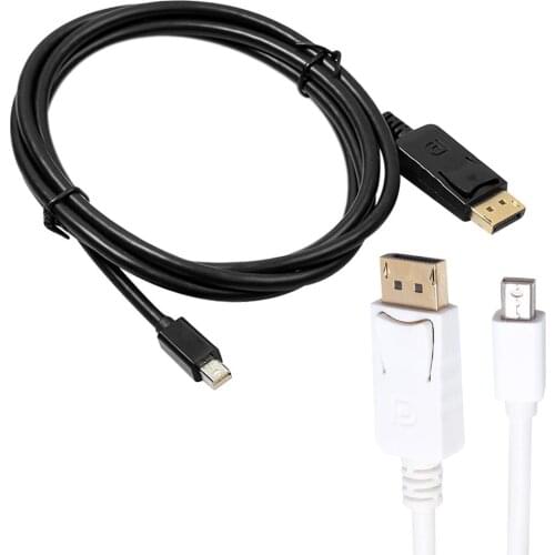 Mini Display Port DP to DisplayPort DP 1.2 HDMI-compatible Adapter CableCable Male to Male 6Ft Connetor Cable