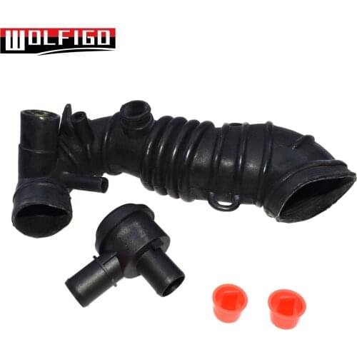 WOLFIGO New Air Intake Hose and Turbo Turbocharger bypass Cut Off Valve 058133356L 06A145710P For Audi A4 A6 TT Seat Alhambra