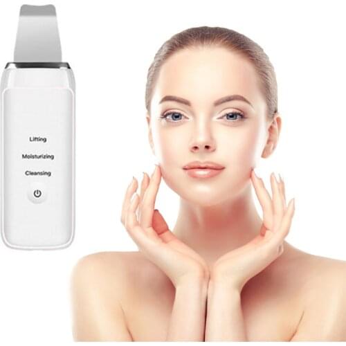 Facial Cleansing Facial Pore Cleaner Ultrasonic Facial Skin Scrubber Cleaner Exfoliating Scraper Exfoliating Beauty Apparatus