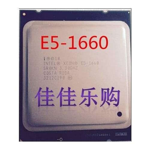 Intel Xeon E5-1660 E5 1660 SR0KN 3.3GHz 6 Core 15Mb Cache Socket 2011 CPU Processor E5 1660