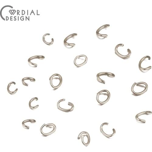 Cordial Design Jewelry Accessories/Jump Rings & Split Rings/Stainless Steel/Hand Made/DIY Connectors/Jewelry Findings Components