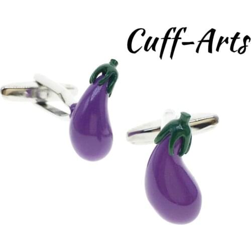 Cufflinks for Men Fun Aubergine Cufflinks Gifts for Men Gemelos Les Boutons De Manchette by Cuffarts C10404
