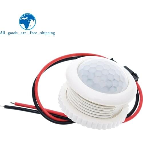 TZT 220V 50HZ PIR IR Infrared Human Induction Lamp Switch Light Control Ceiling Light Motion Sensor On Off 3-6m Top