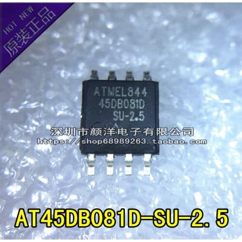 100% New&original In Stock AT45DB081D-SU-2.5 SOP-8 100