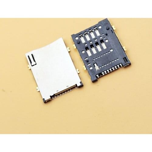 100pcs sim connector SMP11-S1S1-2000-A Origiinal SIM Card Jack Socket Slot