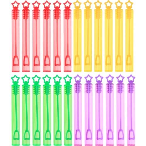6/12/24pcs Bubble Wand Soap Bottle Tube Wedding Gifts for Guests Birthday Party Decoration Supplies Baby Shower Kids Toy