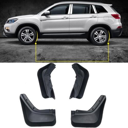 4Pcs Fender Flap Splash Mudguards Dirt Guard Car Accessory for Audi Q3 2016-2018