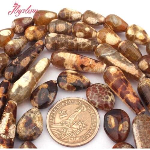 10x14,10x30,13x18mm Terdrop Drip Agates Beads Natural Stone Beads For DIY Necklace Bracelets Jewelry Making 15" Free Shipping