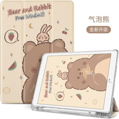 For iPad 9.7 5th 6th case for ipad 10.2 7th Pro 10.5 Air 3 MiNi 5 2019 protective case for iPad Pro11 soft bracket cover A1979