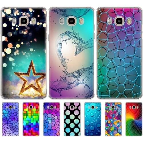 FOR Samsung Galaxy J5 2016 Case J510 J510F Covers FOR Samsung J7 2016 back cover galaxy J710 silicon tpu etui animal