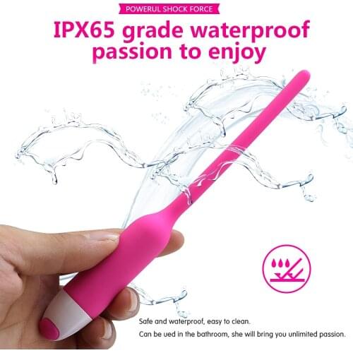 CW0402 Adult Sex Toy Silicone Urethral Tube Sound Vibrator Female Masturbation Massage AV Stick