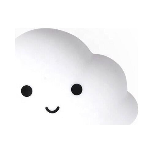 Children led wall lamp cloud for bedroom glass lampshade cloud metal cartoon boys bedside lighting Led Night Light