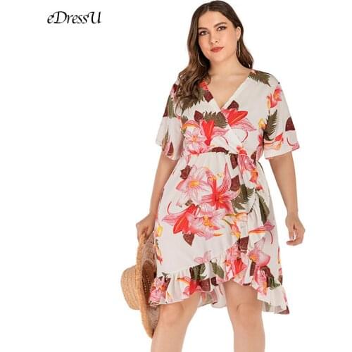 EDressU Short Sleeve Dresses