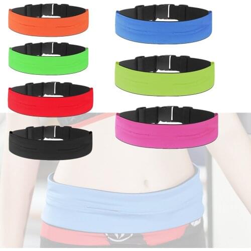 FIRECLUB Adjustable Ultra-thin Running Waist Pack Sport Waist Phone Bag For 4 To 7 Inch Phone Jogging Pouch Belt