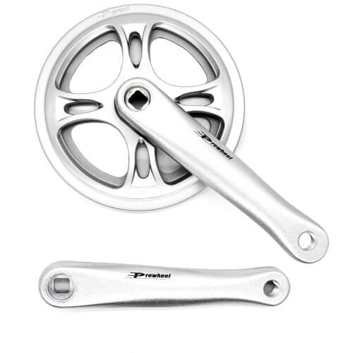 40T 170mm Prowheel Bicycle Crankset Single Speed Plastic Single Cover Crank Set Square Hole Folding Bicycle Sprocket wheel Parts