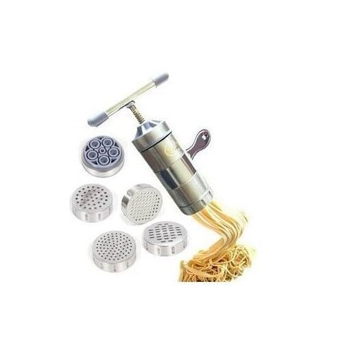 Stainless Steel Noodle Maker With 5 Models Manual Noodles Press Pasta Machine Kitchen Tools Vegetable Fruit Juicer
