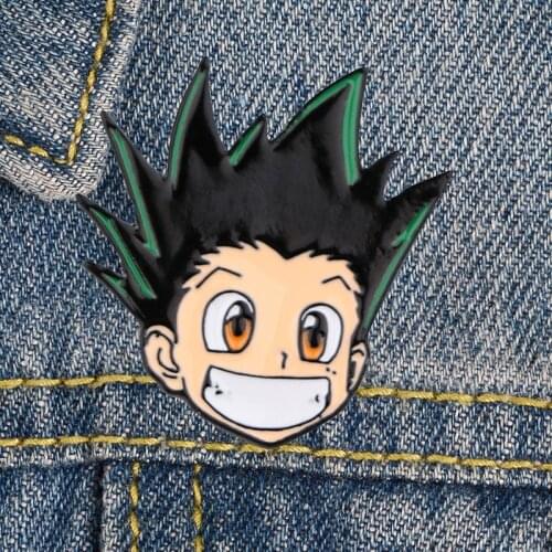LT621 Japanese Anime Icons HUNTER×HUNTER Enamel Pin Brooches on clothes Badge Bag Clothes Lapel Woman Men Jewelry Gift