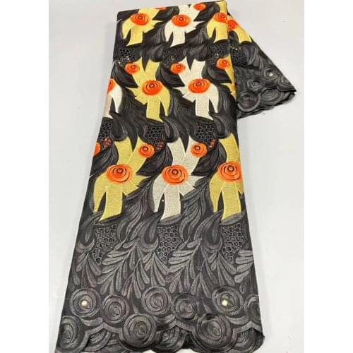 Nigerian Lace Fabrics 2021 Swiss Voile Lace In Switzerland Latest Top Quality Dubai Fabric With Stones For Wedding 5yards/lot