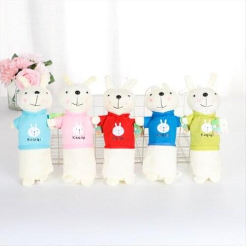 New Cartoon Kawaii Plush Pencil Case Creative Lovely Rabbit Pen Bag For Kids Gift School Supplies