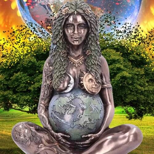 Gaia Statue Pendant Car Garden Decoration Statue Mother Earth Goddess Statue Decoration Home Decoration Ornaments Crafts