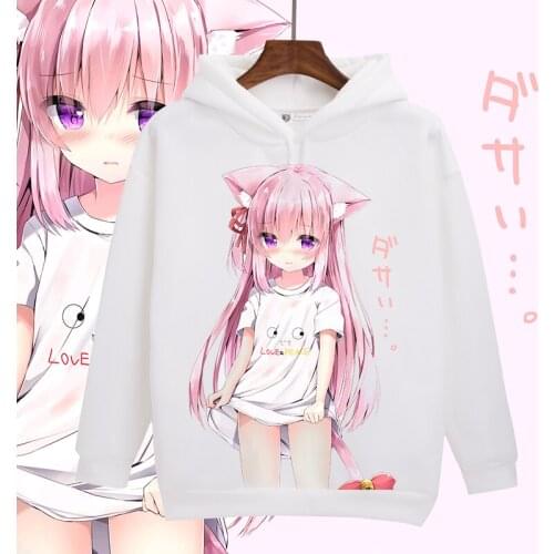 Is the order a rabbit Cosplay Hoodies Hoto Kokoa Kafuu Chino Cartoon Hoodie Winter Autumn Fleece Sweatshirts Pullover Costume