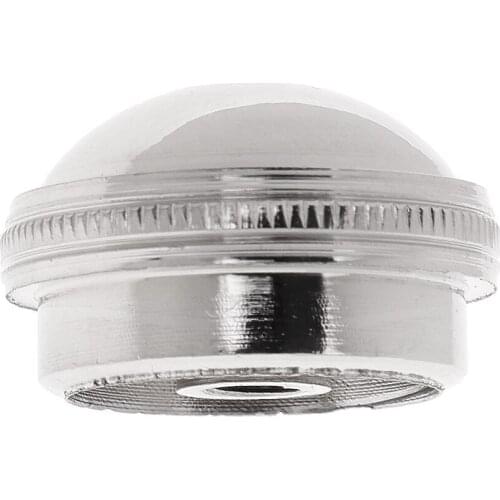 Tooyful Aluminium Flute Piccolo Head Crown Headjoint Screw Cap Piccolo Repair Parts Woodwind Instrument Accessory