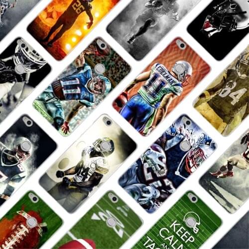 MLLSE American Football Fashion Hard Case Cover for Huawei NOVA 3 3i 4 Honor V20 8X 8A 7A Pro 7X 7C 7S 8 9 10 Lite Play Cover