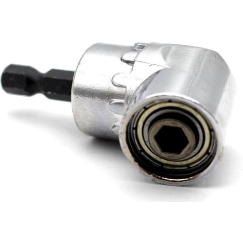 1/4 Inch 105 Degree Adjustable Hexbit Angle Driver Screwdriver Hand Tools Wrench Hex Bit Drive Offset Attachment