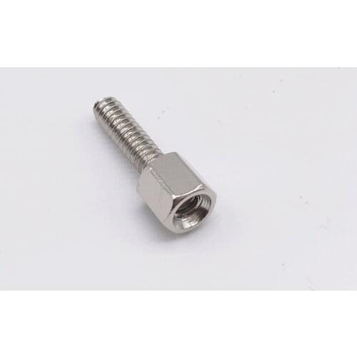 Wkooa #4-40x5+10 Hex Standoff Jackscrew Male to Female VGA DVI D-Sub Motherboard Screws UNC Thread
