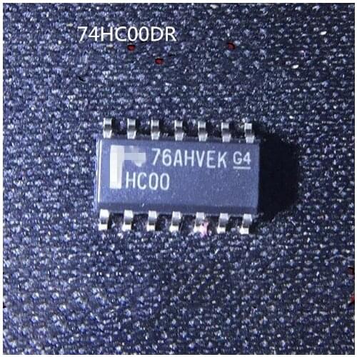 10PCS SN74HC00DR SN74HC00 new original 100% quality HC00 ( HC00 ) SOP-14 74HC00DR NAND Gate 4-Element 2-IN CMOS 14-Pin SOIC T/R