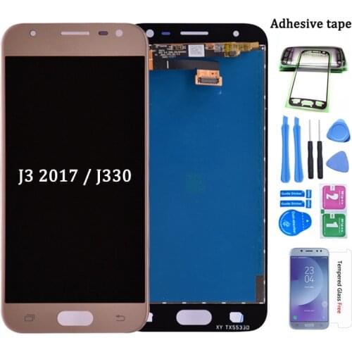 100% ORIGINAL LCDS For Samsung Galaxy J3 2017 J330 LCD Display Touch Screen Digitizer Assembly free shipping