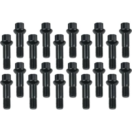 20PCS Wheel Lug Bolts Nuts For Mercedes-Benz ML350 S500 GLK350 S550 CL500 GL450