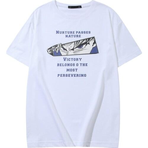 2021 Men T-shirt Summer 100% Cotton Cartoon Print T-shirts Tops Oversized T shirt Short Sleeve O-neck High Quality Loose Tshirt