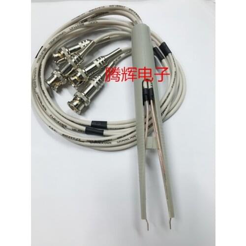Four-terminal Precision SMD Bridge Test Clamp Wire LCR Patch Tweezers Bridge Test Fixture
