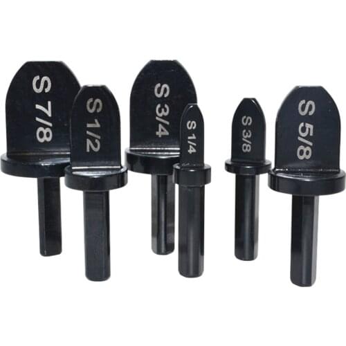 6pcs Air Conditioner Copper Pipe Swaging Tool Round Handle Tube Expanders Repair Maintenance Tool 7/8 3/4 5/8 1/2 3/8 1/4 Inch