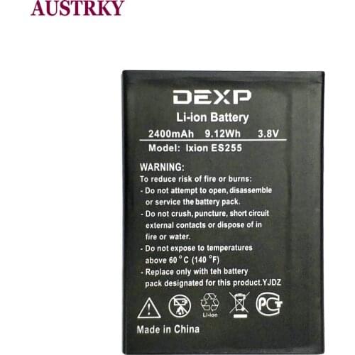 New 2400mAh Replacement Battery For DEXP Ixion ES255 Fire Phone + Tracking number