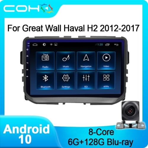 COHO For Great Wall Haval H2 2012-2017 Car Player Stereo Autoradio Android 10.0 Octa Core 6+128G