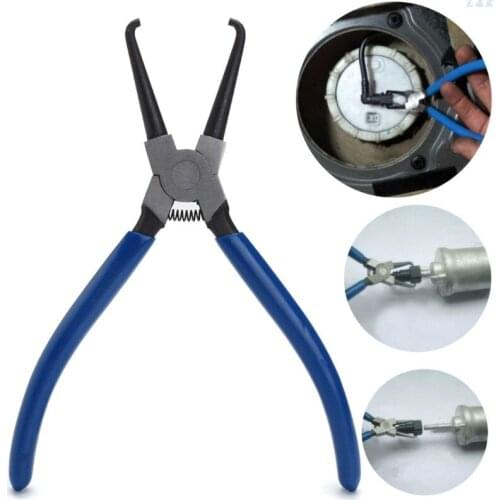 Petrol Clip Repair Quick Release Pliers Removal Portable Carbon Steel Fuel Line F1FC