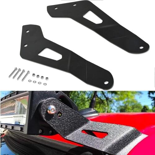 For Bombardier Can Am Maverick X3 2017 2018 2019 ATV Accessories Parts LED Light Bar Mounting Bracket at Upper Windshield Roof