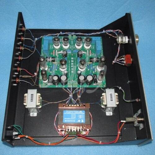 Hetian Mao 12AU7 Bladder Front-end Finished Machine, Ma 7 Front-end Improved Circuit, Denmark DACT24 Stepping Potentiometer