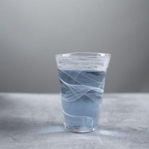 Creative Glass Water Cup Whiskey Cute Nordic Home Glass Cup Drink Juice Glassware Verres Pour Boire Kitchen Dining Bar EB5GC