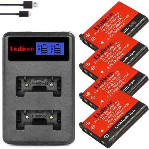 Li-42b Li-40B Li 40B 42B Battery for Olympus Li-42B NP-45 ,for Nikon EN-EL10 D-Li63 D-Li108 NP-80 CNP80 KLIC-7006