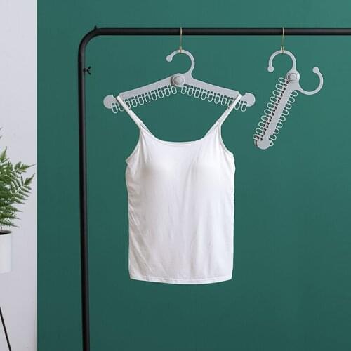 Multipurpose Folding and skid proof 20 holes clothes hanger underwear socks airing rack drying rack 44.5*7cm