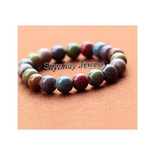 Fashion 10mm Ceramic Beaded Bracelet Leopard Dot Ceramic Stretchy Bracelets 12pcs/lot