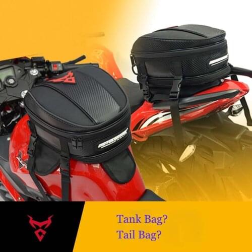 Motocentric Backpack Tank Bag Tail Bag 2 In1 Motorcycle Waterproof Back Seat Bag High Capacity Motorcycle Rider Helmet Backpack