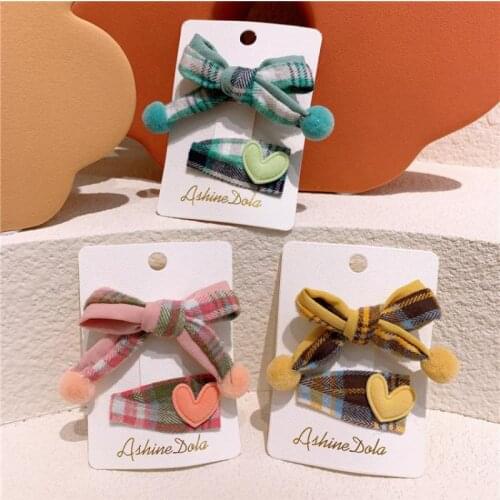 Childrens Style Baby Accessories Set Cute Girls Hair Pins Hair Clips Party Show Hair Styling Tools Butterfly Barrettes 2 Piece