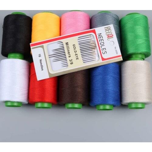 Sewing kit 10 color hand sewing needle set, simple home portable hand Sewing thread